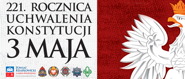 Powiatowe obchody Święta Flagi RP i 221. Rocznicy Uchwalenia Konstytucji 3 Maja