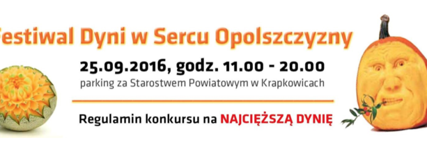 Konkurs na najcięższą dynie- regulamin