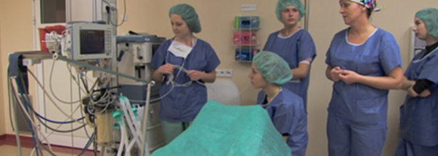 Nauka medycyny na bloku operacyjnym
